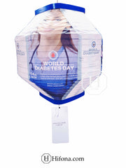Custom printed paper lanterns for hospital service promotion