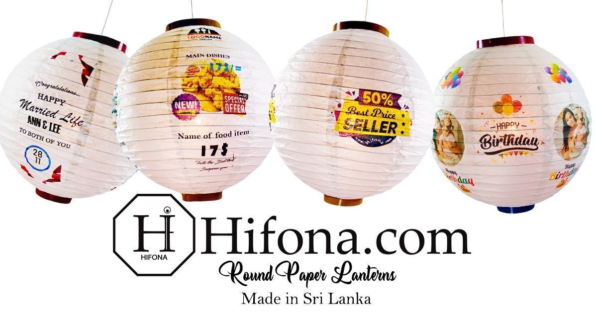 Custom Imprinted Paper Lantern store for any party decorations
– HIFONA