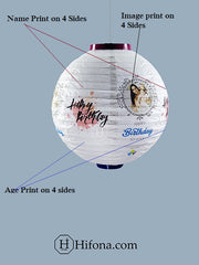 Surprise Birthday Celebration: Custom Print Decoration Lanterns (10Pc)