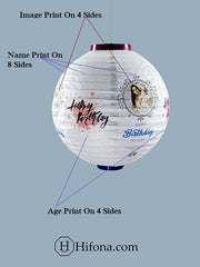 Surprise Birthday Celebration: Custom Print Decoration Lanterns (10Pc)