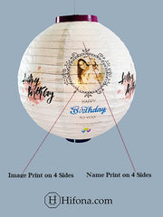 Surprise Birthday Celebration: Custom Print Decoration Lanterns (10Pc)