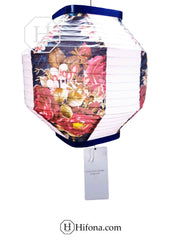 Custom floral paper lanterns for themed decor and seasonal celebrations