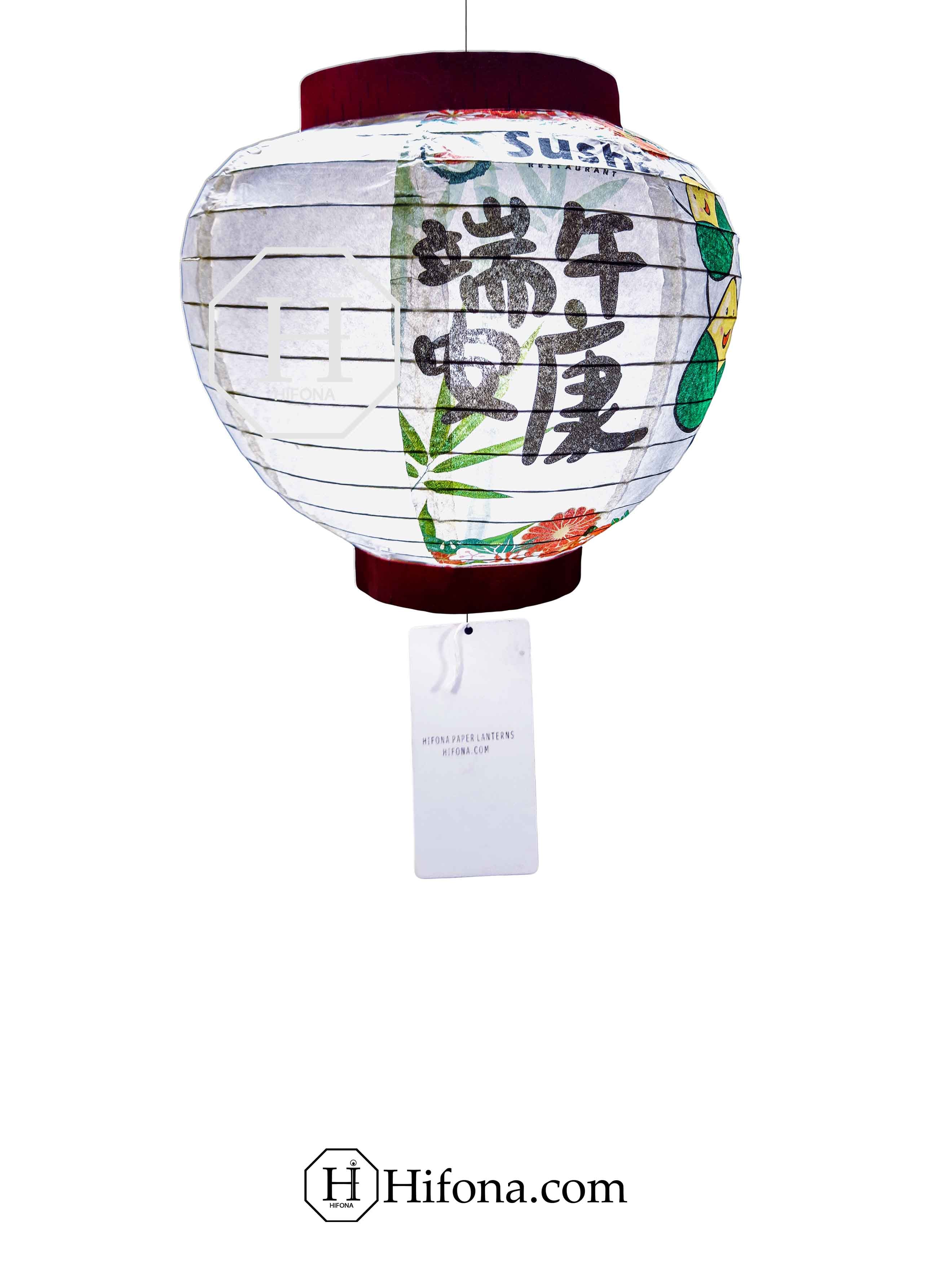  Custom Image Printed Lanterns: Showcasing Popular Japanese and Chinese Menu Items
