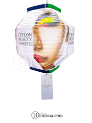 Personalized paper lanterns for salon trade shows and events