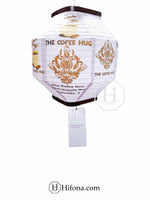 Eye catching customized paper lantern displays for coffee shop branding (10 pack)