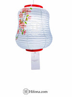 Unique Cherry Blossom Printed "Squash" Decoration Lantern for Festivals and Events (10 Pack)