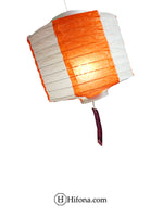 Orange and White color Oil paper lantern Grade 2/Grade3