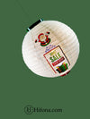 Christmas promotion poster lantern