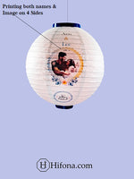 Romantic Wedding Décor: Hanging Memories Round Paper Lantern (10 Pcs)