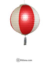 Red and White color Oil paper round lantern